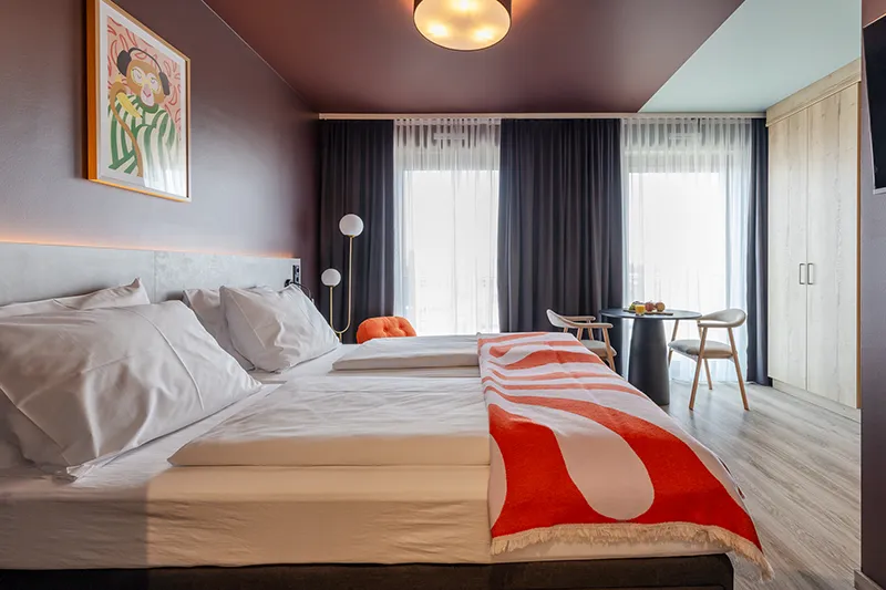 kalm.stay munich east deluxe Doppelzimmer