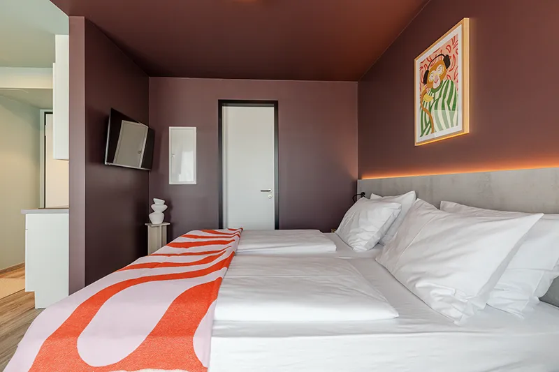 kalm.stay munich east deluxe Doppelzimmer
