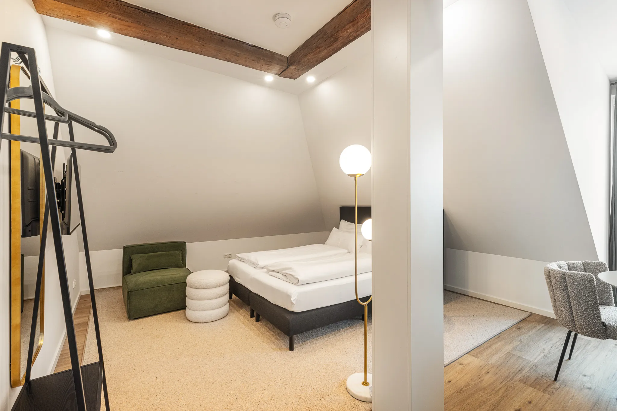 Aparthotel München Kalm Stay kleine Dachgeschoss Ecksuite