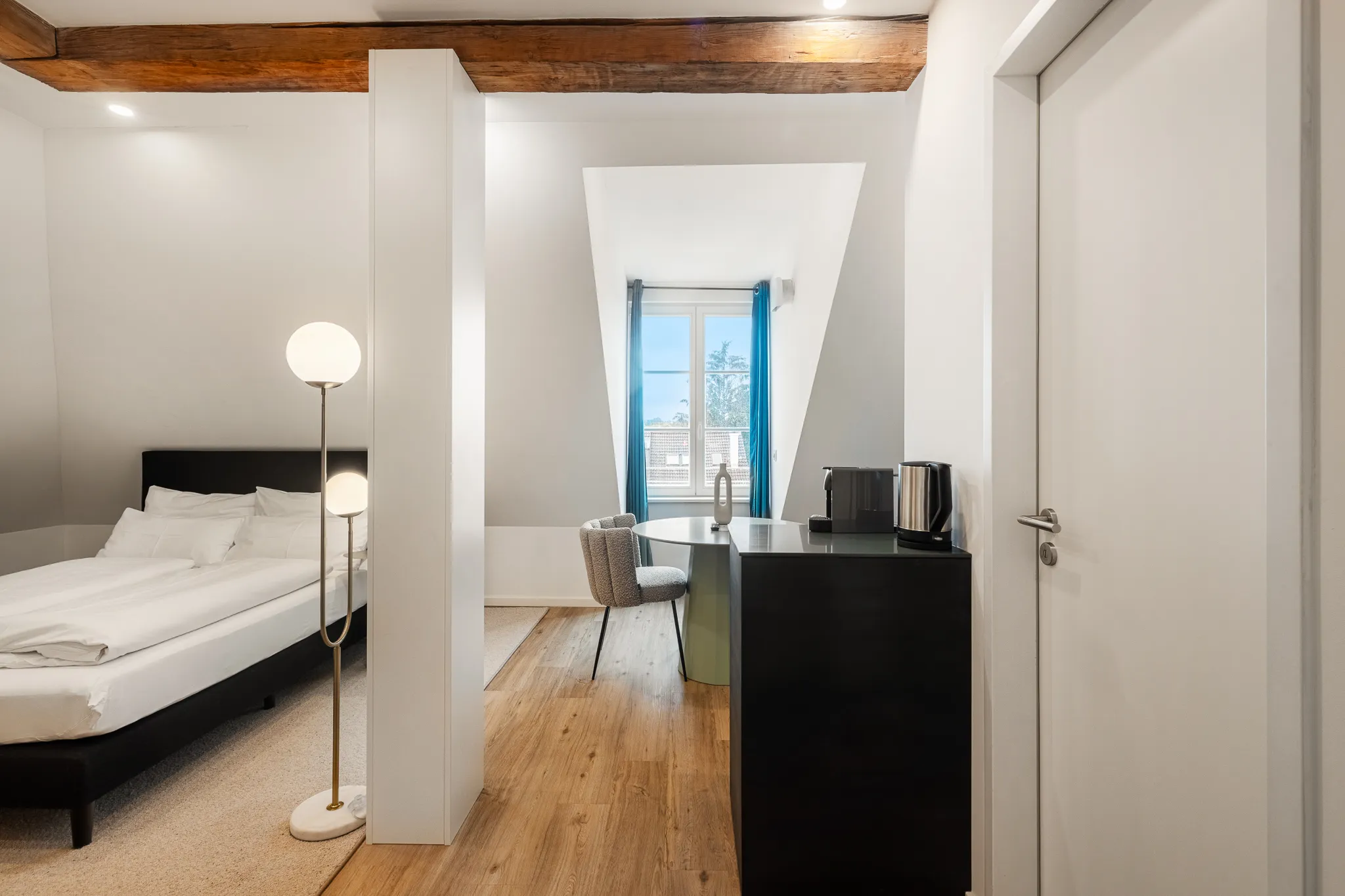 Aparthotel München Kalm Stay kleine Dachgeschoss Ecksuite